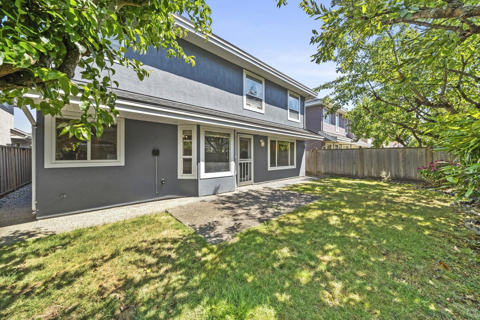 Subject rear exterior and yard